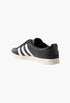 Blanc Croc-Effect Glossed-Leather Sneakers